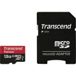 Transcend Premium paměťová karta microSDXC Industrial 128 GB Class 10, UHS-I vč. SD adaptéru