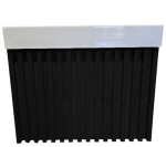 Koupelnová skříňka s umyvadlem SAT Delano 60x56x46 cm černá mat DELANO60ZCSAT DELANO60ZCSAT