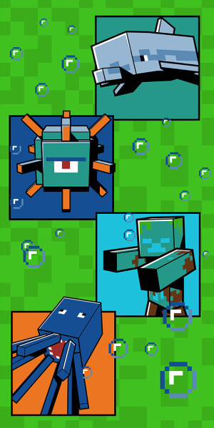 Dětská osuška Minecraft Fight and Survive