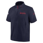 Nike Pánská bunda New England Patriots NFL 2024 Sideline Lightweight Coach Velikost: M