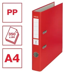 Esselte Economy červený / Pořadač / A4 / 50 mm / Plast (81193)