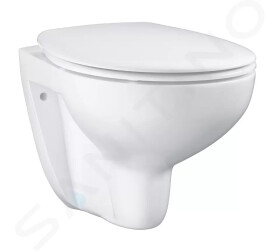 GROHE - Bau Ceramic Závěsné WC se sedátkem SoftClose, rimless, alpská bílá 39351000