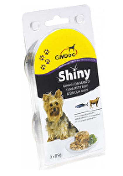 Gimborn konz. ShinyDog tuňák/hovězí 2x85g