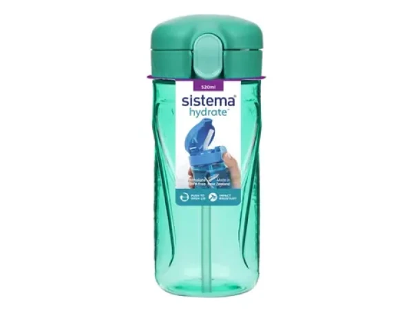 Sistema Hydrate Quick Flip Top Láhev s brčkem 520 ml mátová (8592001419681)
