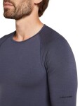 Pánské merino tričko s dlouhým rukávem ICEBREAKER Mens 260 Zoneknit Seamless LS Crewe, Graphite velikost: M
