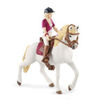 Schleich® Horse Club 42540 Blondýna Sofia s pohyblivými klouby na koni