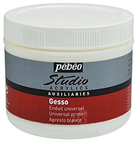 Pébéo Studio Gesso - univerzální akrylový šeps 500 ml - bílý