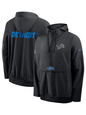 Nike Pánská bunda Detroit Lions NFL 2026 Rivalries Sideline Half-Zip Anorak Velikost: S