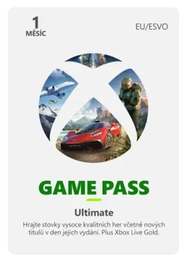 Microsoft Xbox Game Pass Ultimate 1 měsíc