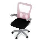 Dětská židle, výškově nastavitelná, růžová síťovina, KA-K2008 PINK