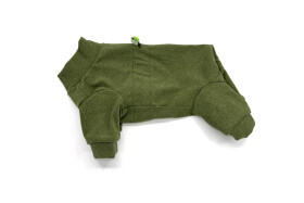 Cozy pružná kombinéza pro psa Barva: Zelená, Délka zad (cm): 38, Obvod hrudníku: 44 - 54 cm