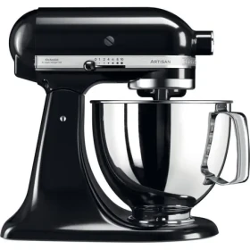 KitchenAid 5KSM125EOB černá / Kuchyňský robot Artisan / 300 W / 4,8L / 10 rychlostí (5KSM125EOB)