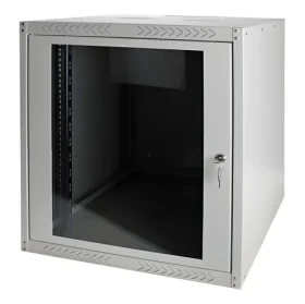 Digitus Dynamic šedá / Nástěnný rozvaděč / 12U / 638,4x600x450 mm / skleněné dveře / IP20 (DN-19 12-U-EC)