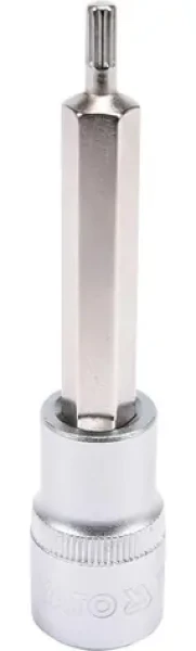 YATO YT-04350 / Nástavec prodloužený 1/2" bit vícezubý M5 (YT-04350)