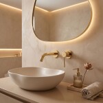 REA - Podomítková vanová baterie Venti Gold REA-B9754