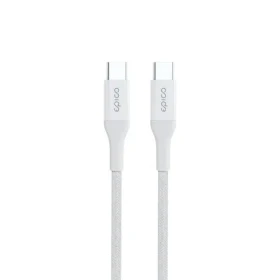 Epico pletený PD kabel USB-C na USB-C 0.3m bílá (9915141100005)