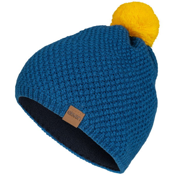 Pletená čepice Eleven Evan Yellow/Blue Velikost: UNI