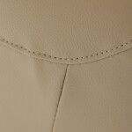 Relaxační křeslo, elektrické zabudované ovládání, krémová, kůže,TV-B3980 CRM3