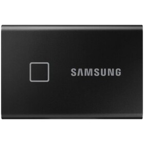 SAMSUNG T7 Touch Externí SSD disk 1TB černá / Externí SSD / R: 1050 MBs W: 1000MBs / USB-C (MU-PC1T0K/WW)