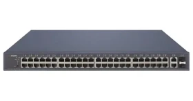 Hikvision DS-3E1552P-SI / Switch / 48x Gigabit PoE / 2x Gigabit RJ45 + 2x SFP Uplink / 470W (DS-3E1552P-SI)
