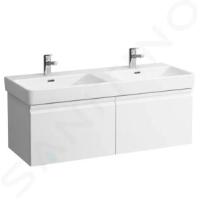 Laufen - Pro S Umyvadlová skříňka, 1260x450x390 mm, 2 zásuvky, matná bílá H4835720964631