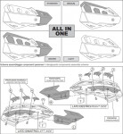 Kryty páček Rtech Flx cross/enduro žluté - uni