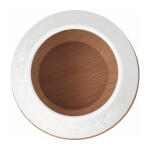 Räder Porcelánový svícen Hearts 7,5 cm, bílá barva, dřevo, keramika