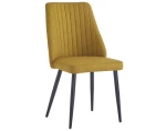 Jídelní židle Vicenza, hořčicově žlutá látka