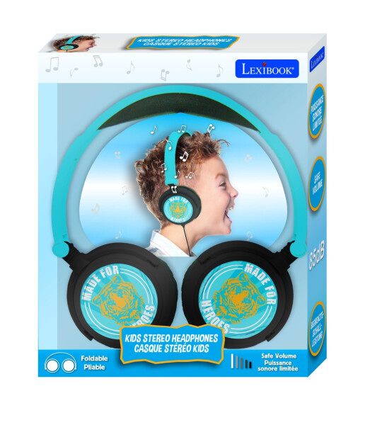 Lexibook skládací drátová sluchátka Made for Heroes - Alltoys Lexibook