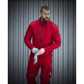 Bunda VISION H9174 pánská softshellová červená