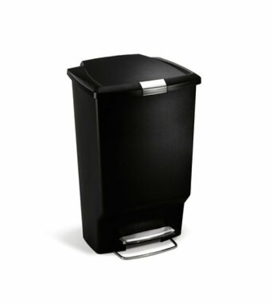 Simplehuman Pedálový odpadkový koš 45 l / obdélníkový/ plast/ černý (CW1371)