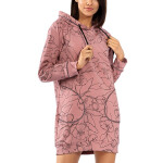 Reviver F5508 barva:pudrově růžová 2XL