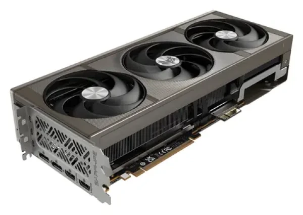 Sapphire NITRO+ Radeon RX 9070 XT Phantom Link OC stříbrná / Grafická karta / RDNA4 / 16GB GDDR6 / 2x HDMI + 2x DP (11348-08-20G)