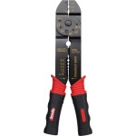 KNIPEX - kleště lisovací - 230mm - čtyřtrnové, stočené kontakty Harting; Ilme; Phoenix; Amphenol; Walther; HTS;Contact; Weidmüller 0.14-6mm², v plastovém kufříku s pěnovou vložkou (975265)