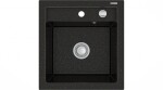 MEXEN Vito granitový dřez 1-miska 520x490 mm, černá kovové zlato 6503521000-75