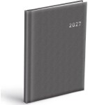 Diář 2027 T805 PVC tmavě šedý