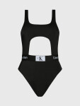 Dámské jednodílné plavky KW0KW02357 BEH černé - Calvin Klein S
