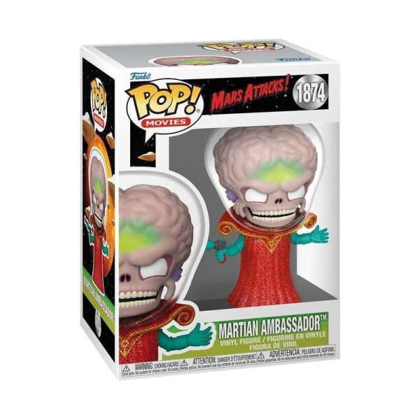 Funko  POP Movies: Mars Attacks! - Martian Ambassador #1874