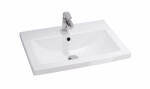 CERSANIT - SET C461 TIRSO 60, černá mat DSM (skříňka + umyvadlo) S801-586