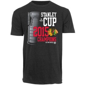 Old Time Hockey Pánské Tričko Chicago Blackhawks 2015 Stanley Cup Champions Girard Bi-Blend Velikost: