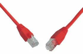 Solarix C5E-315RD-0,5MB Patch, CAT5E, SFTP, PVC, 0,5m, červený