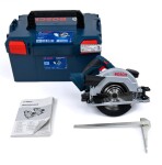 Bosch GKS 18V-57G / Aku kotoučová pila / 18V / 3400 ot-min / průměr 165mm / hloubka řezu 57mm / bez baterie a nabíječky (06016A2101)