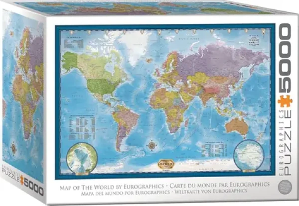 EUROGRAPHICS Puzzle Mapa světa