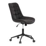 Pracovní židle, výškově nastavitelná, černá látka, KA-V3120 BK3