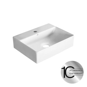 Laveo - Kvadrato - keramické umyvadlo na desku/stěnu 46x36 VUK_6146