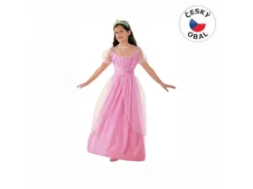 MaDe 91248 - Kostým na karneval Šípková růženka, 120-130cm