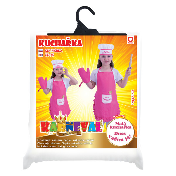Dětský kostým kuchařka příslušenstvím