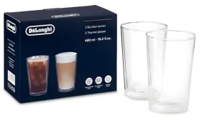 DeLonghi DLSC319 sada sklenic / 2 ks / 490 ml / sklo (AS00001404)