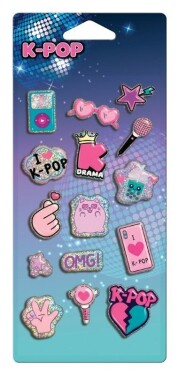 K-POP Samolepky Pop-Up Rainbow