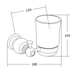MEXEN - Estela držák skleničky chrom 7011538-00